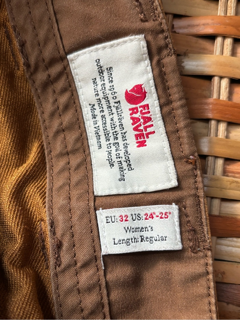 Fjallraven Keb Trousers Regular Fit Timber Brown / Chestnut US 24 - 25 EU 32 - Picture 6 of 6
